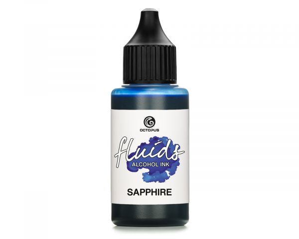 Octopus Fluids Alcohol Ink Sapphire Blue 30 ml