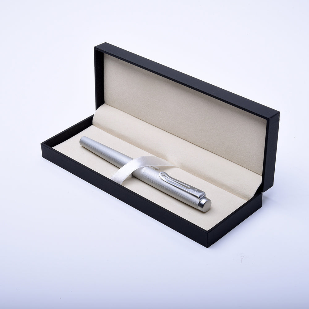 Angle Fountain Pen Silver