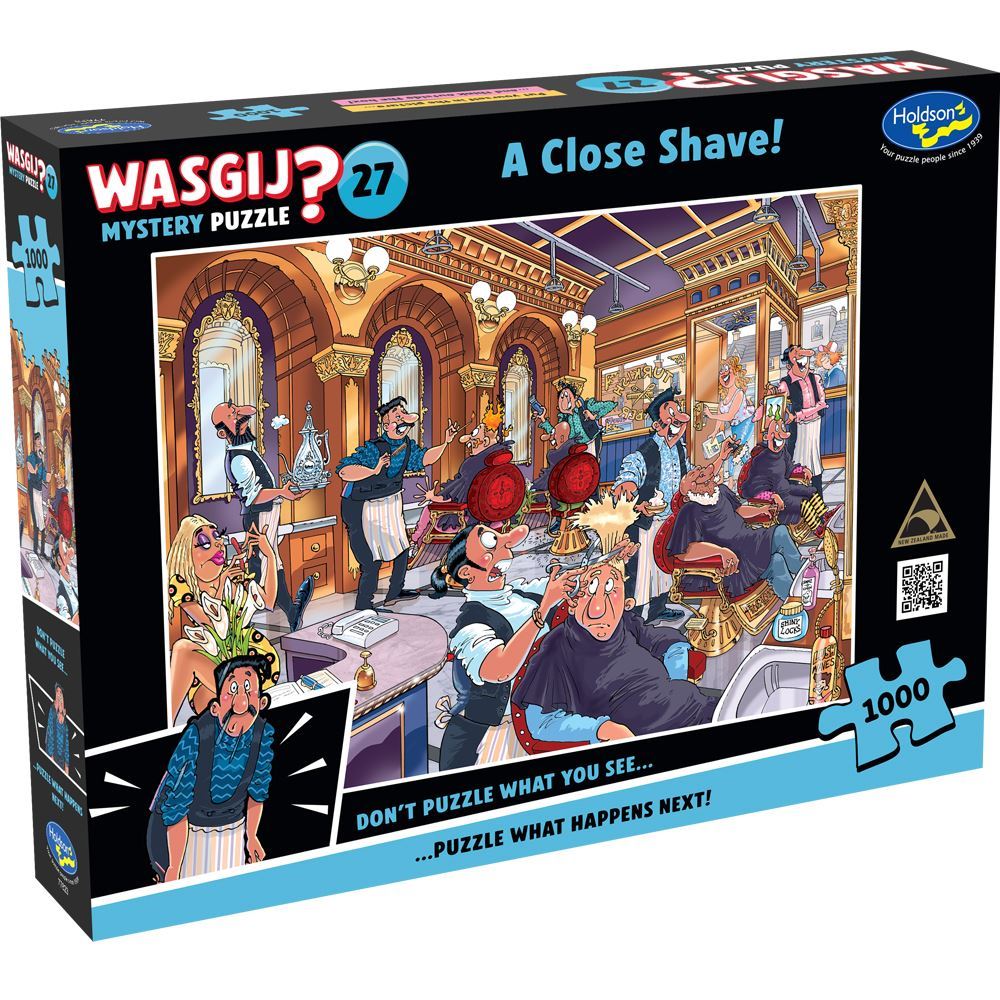 Wasgij? Mystery #27 "A Close Shave" 1000 Piece Puzzle