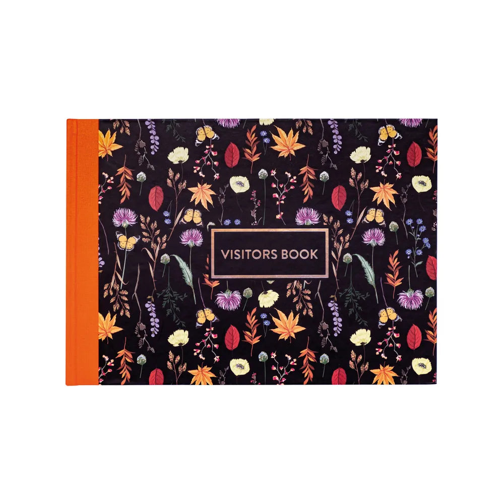 Pukka Bloom Guest Book Black
