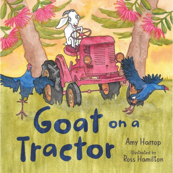 Goat on a Tractor