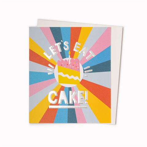 Card: Let's Eat Cake Birthday