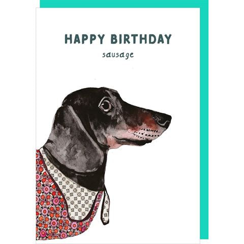 Card: Happy Birthday Sausage