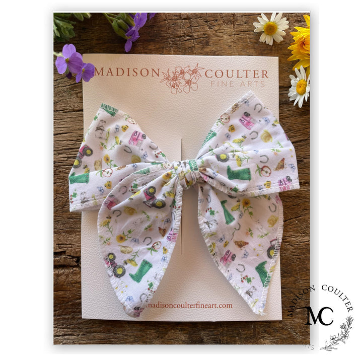 Large Fable Bow Hair Clip by Madison Coulter