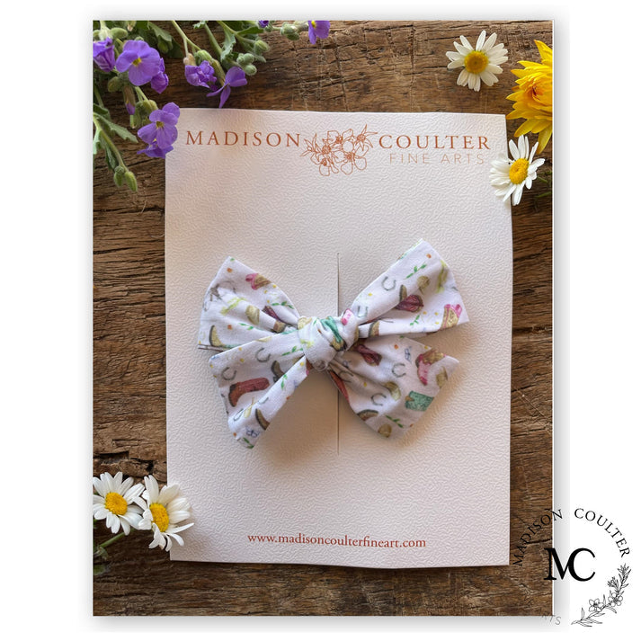 Pinwheel Bow Hair Clip by Madison Coulter