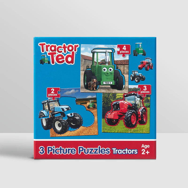 Tractor Ted Three Picture Puzzles