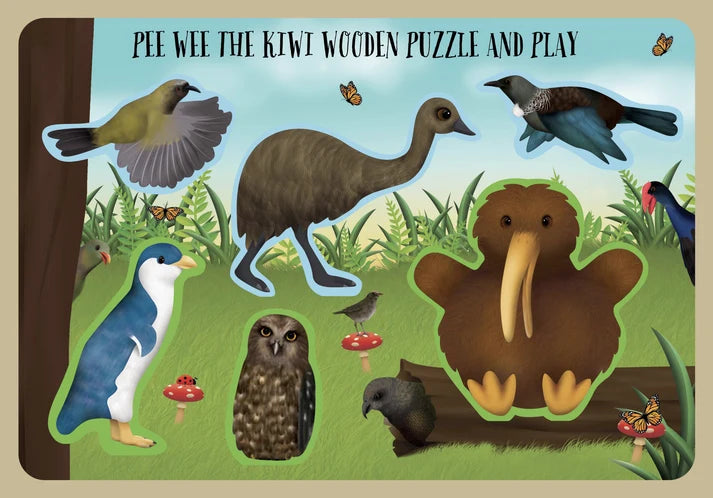 Pee Wee the Kiwi Puzzle and Play
