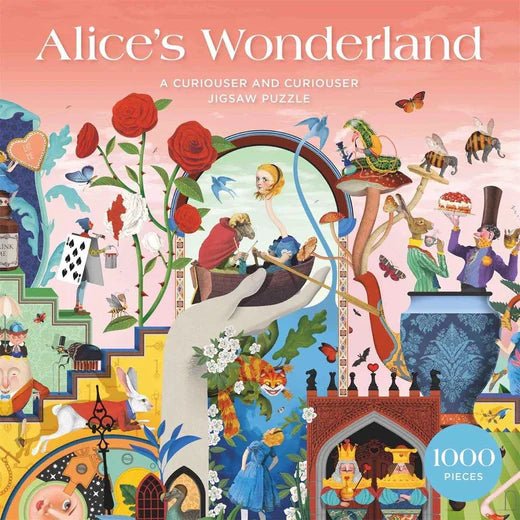 Alice In Wonderland 1000 Piece Jigsaw Puzzle - The Page and Prose Booksellers