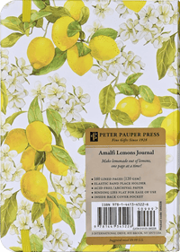 Amalfi Lemons - A5 Hardcover Notebook - The Page and Prose Booksellers