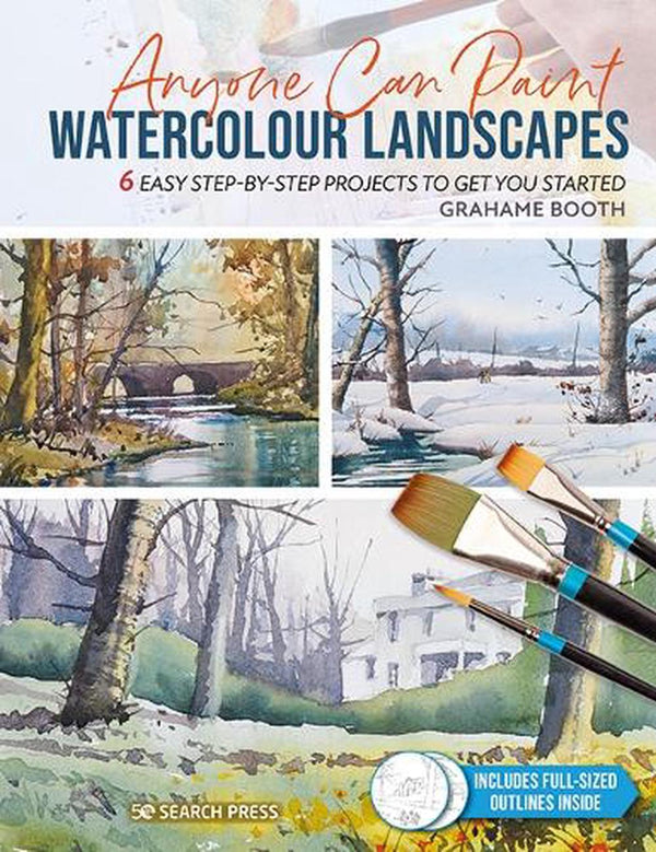 Anyone Can Paint Watercolour Landscapes: Easy Step - by - Step Projects to Get You Started - The Page and Prose Booksellers