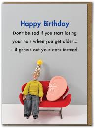 Card: Ear Hair Birthday Card - The Page and Prose Booksellers