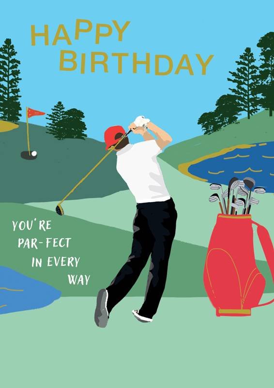 Card: Happy Birthday You’re Par - Fect - The Page and Prose Booksellers