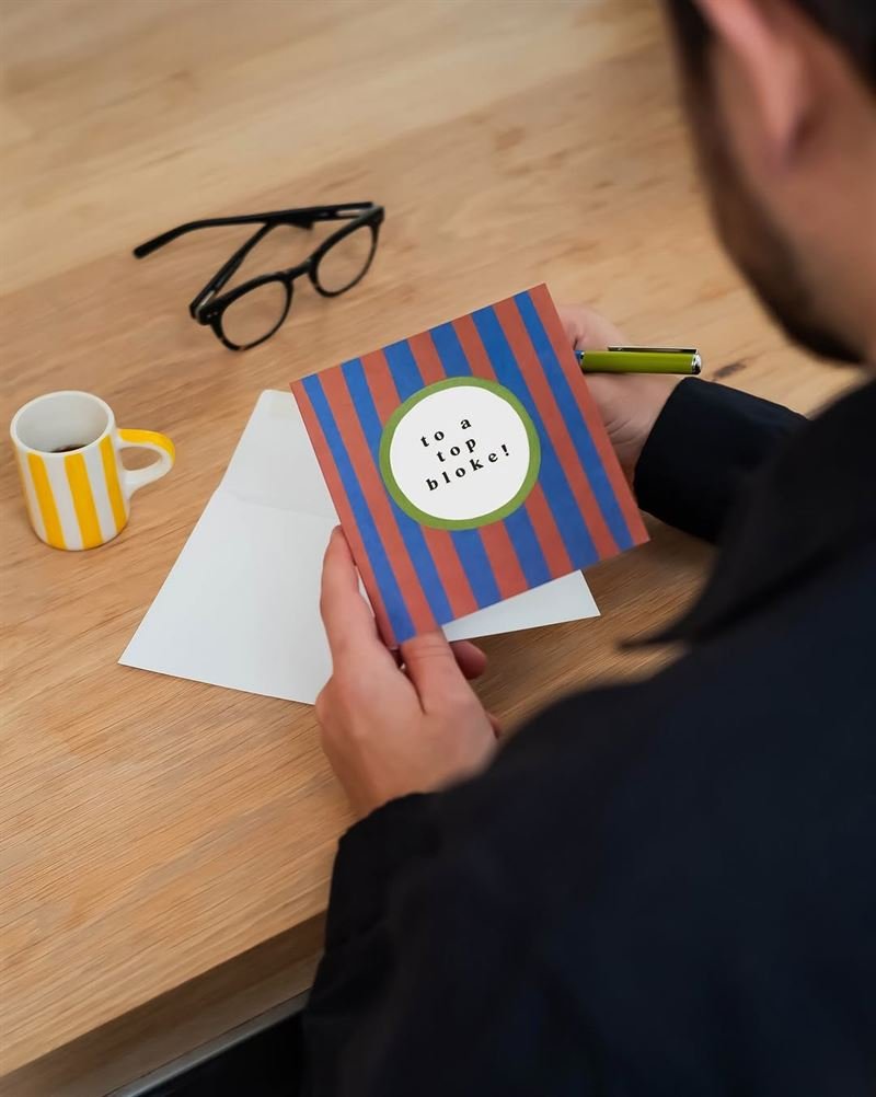 Card: To a Top Bloke - The Page and Prose Booksellers