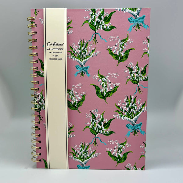 Cath Kidston A4 Spiral Bound Notebook - The Page and Prose Booksellers