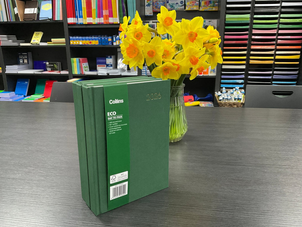 Collins Dairy A51 Eco Green DTP 2026 - The Page and Prose Booksellers