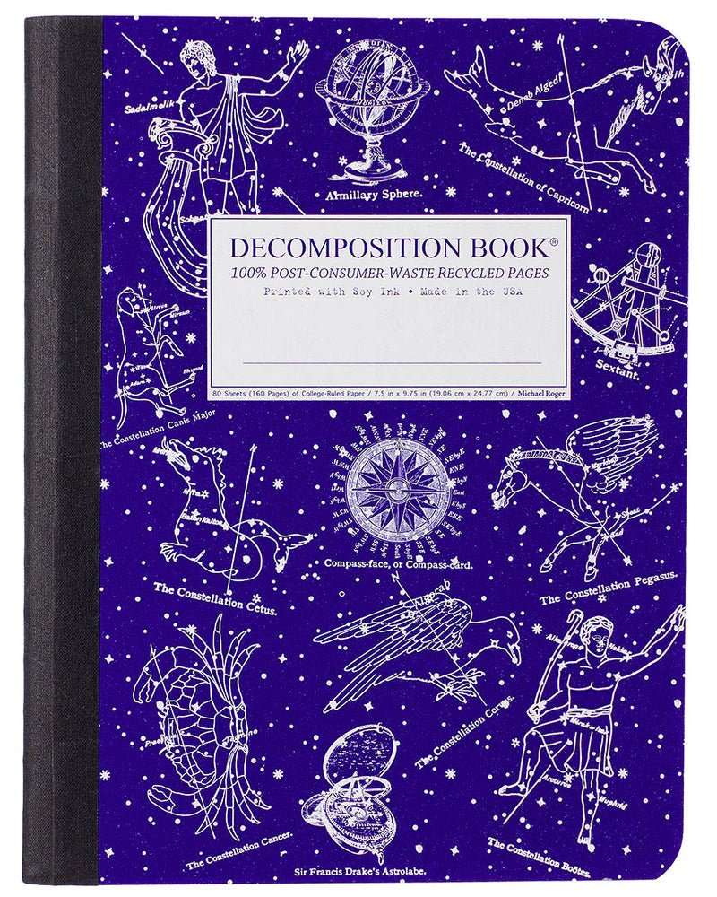 Decomposition - Notebook - Ruled - Large - Celestial - The Page and Prose Booksellers