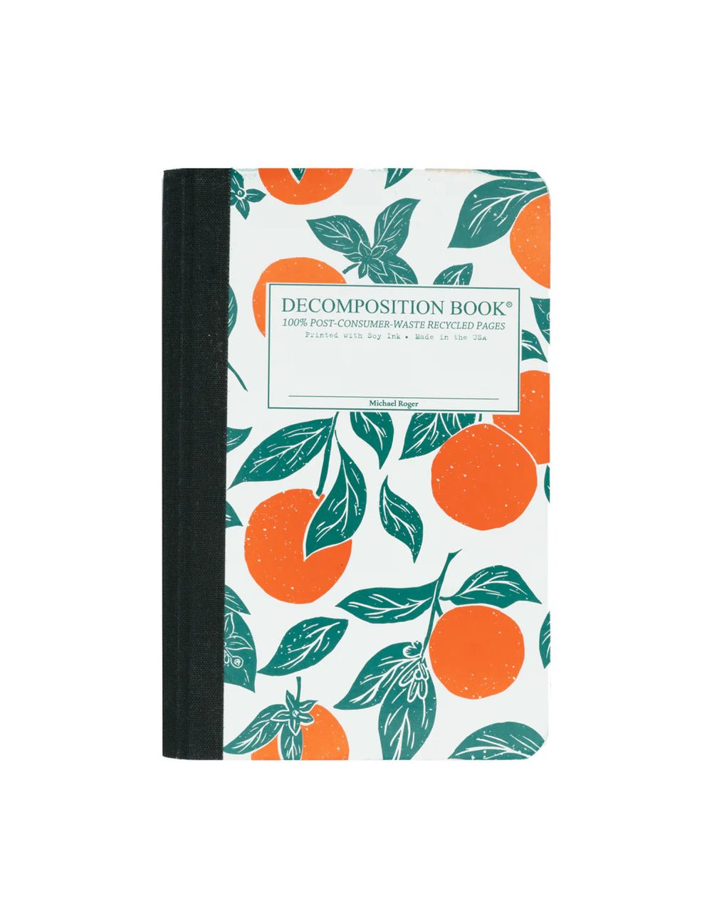 Decomposition - Notebook - Ruled - Pocket - Oranges - The Page and Prose Booksellers