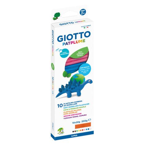 Giotto Soft Modelling Plasticine - Set of 10 Colours - The Page and Prose Booksellers