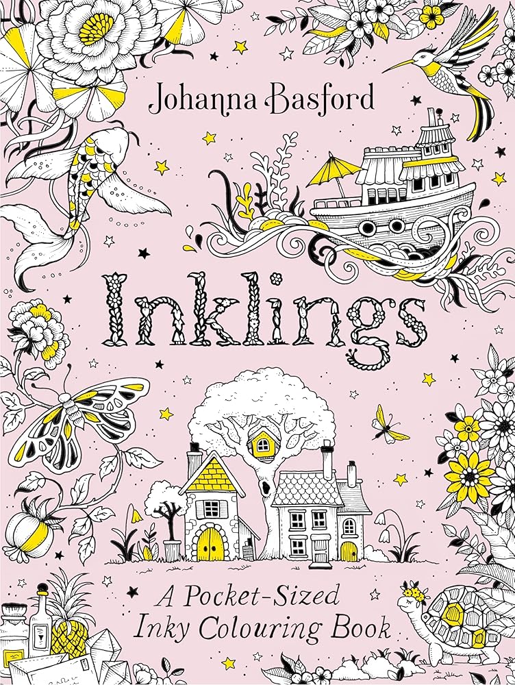 Inklings: A Pocket - Sized Inky Colouring Book - The Page and Prose Booksellers
