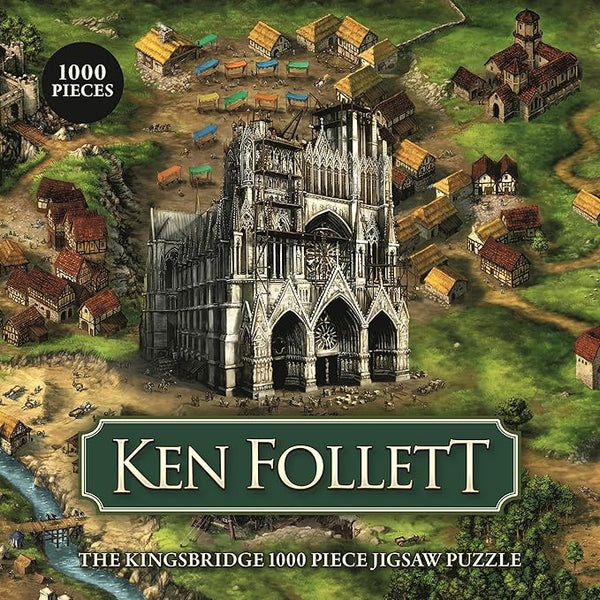Ken Follett 1000 Piece Jigsaw Puzzle - The Page and Prose Booksellers