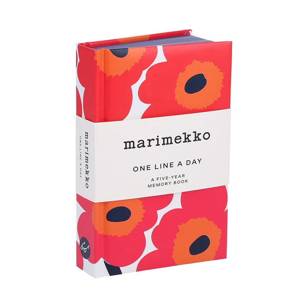 Marimekko One Line a Day (Red Unikko): A Five - Year Memory Book - The Page and Prose Booksellers