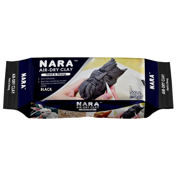 Nara Air - Dry Clay 500g Black - The Page and Prose Booksellers