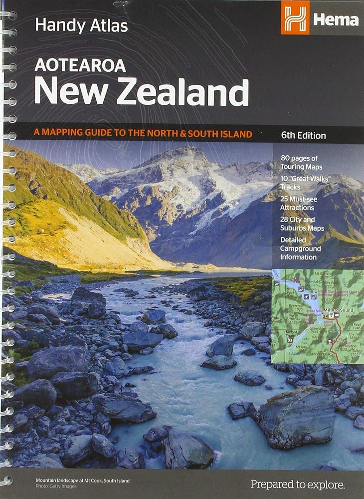 New Zealand, Handy Atlas - The Page and Prose Booksellers