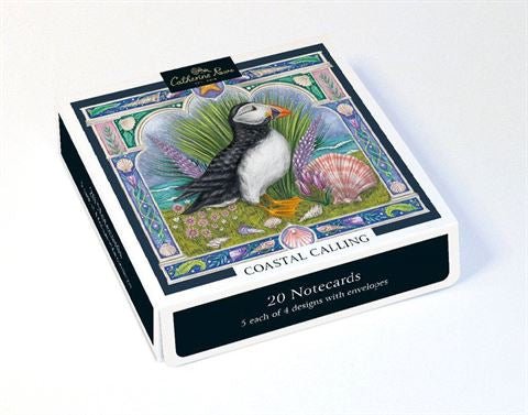 Notecards: Coastal Calling Pack of 20 - The Page and Prose Booksellers