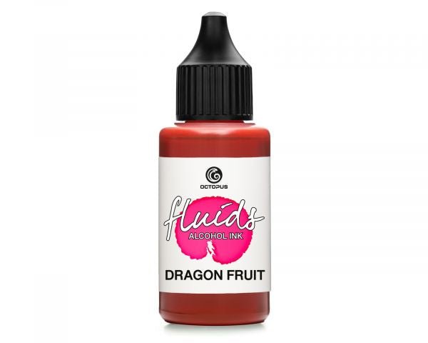 Octopus Fluids Alcohol Ink Dragon Fruit Red 30 ml - The Page and Prose Booksellers
