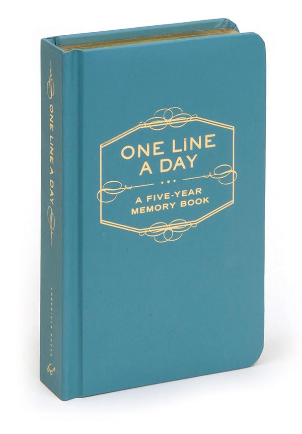 One Line A Day: A Five - Year Memory Book (5 Year Journal, Daily Journal, Yearly Journal, Memory Journal) - The Page and Prose Booksellers