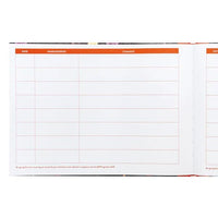 Pukka Bloom Guest Book Black - The Page and Prose Booksellers