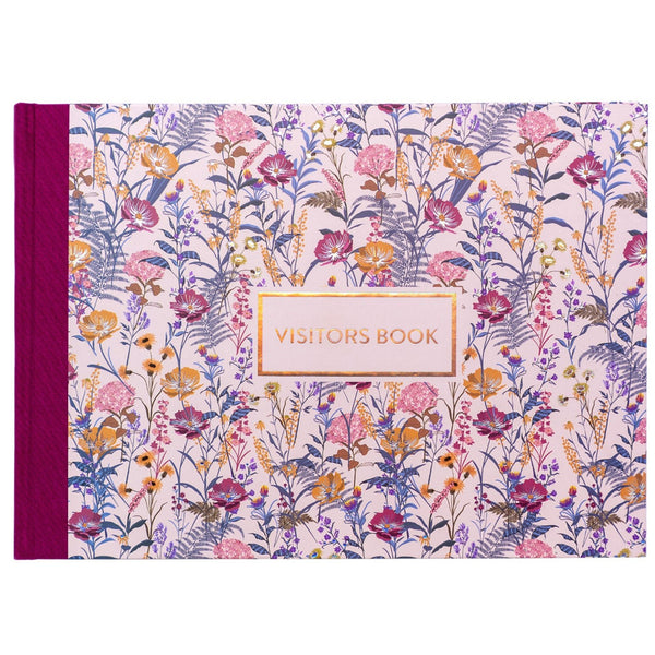 Pukka Bloom Visitors Book Cream - The Page and Prose Booksellers