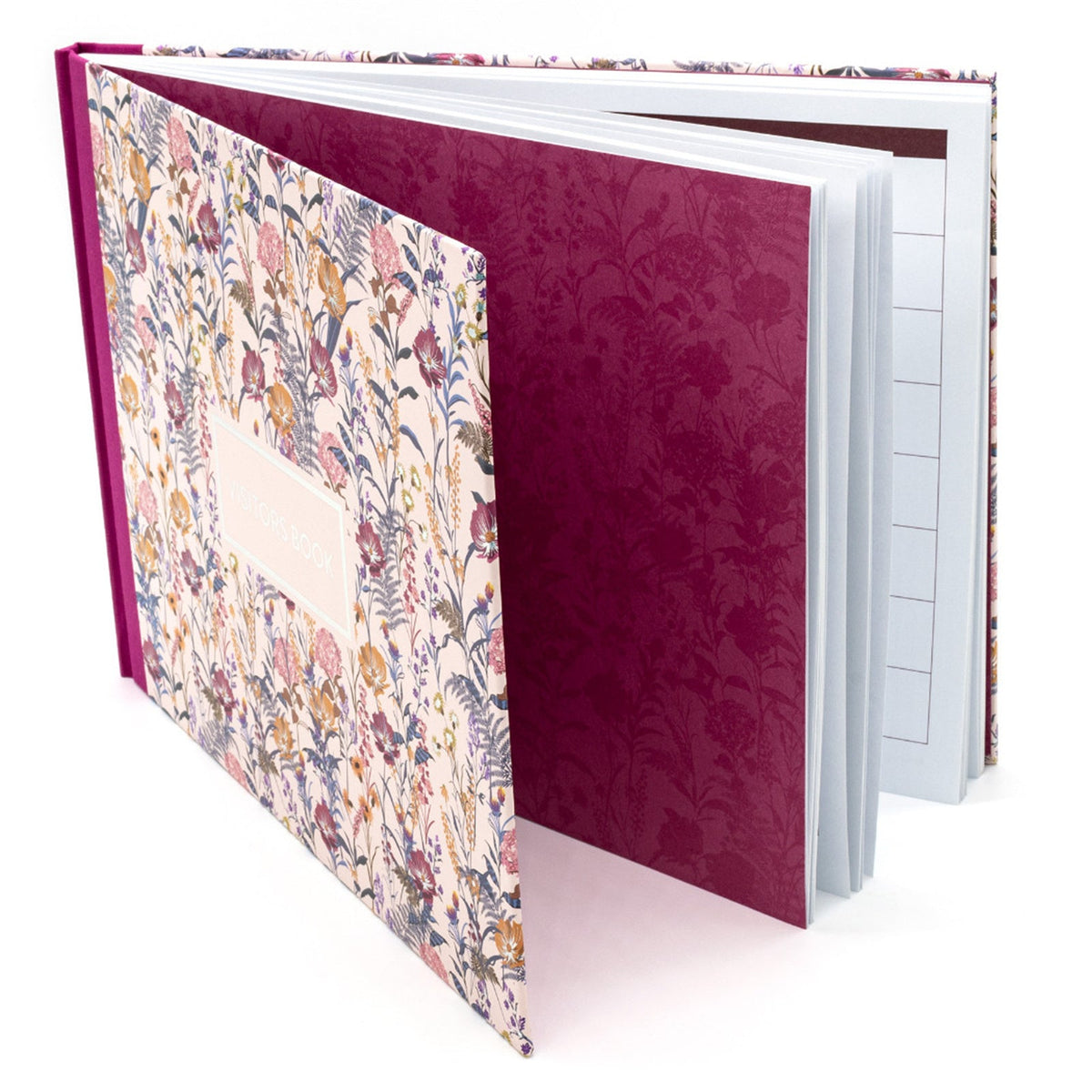 Pukka Bloom Visitors Book Cream - The Page and Prose Booksellers