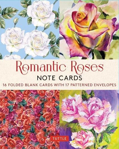 Romantic Roses - 16 Notecards with Envelopes - The Page and Prose Booksellers