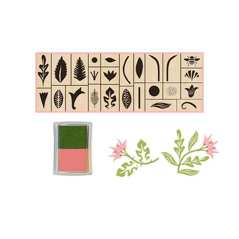 Stamps: Garden Boxed Set of 25 Stamps & 2 Inkpads