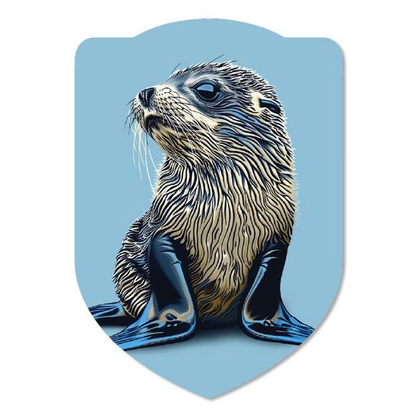 Sticker: New Zealand Fur Seal, Kekeno - The Page and Prose Booksellers