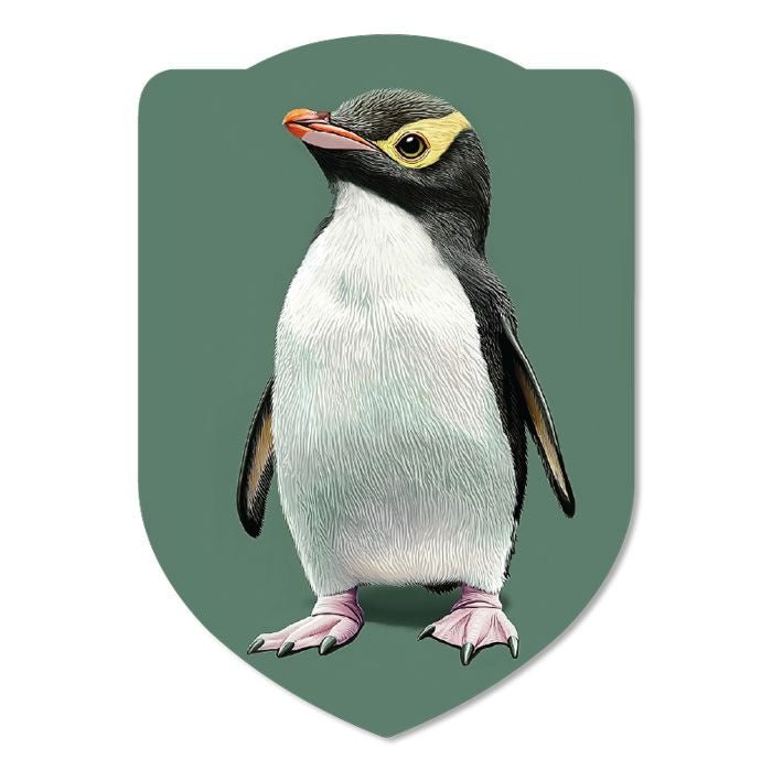 Sticker: Yellow - Eyed Penguin, Hoiho - The Page and Prose Booksellers