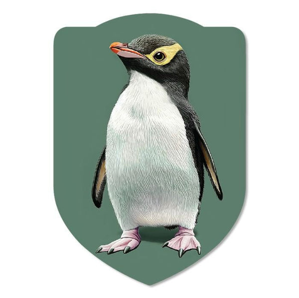 Sticker: Yellow - Eyed Penguin, Hoiho - The Page and Prose Booksellers