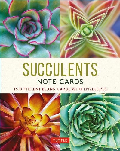 Succulents - 16 Notecards with Envelopes - The Page and Prose Booksellers