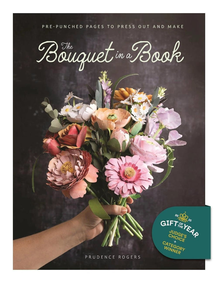The Bouquet in a Book: Pre - Punched Pages to Press Out and Make Paper Flowers - The Page and Prose Booksellers