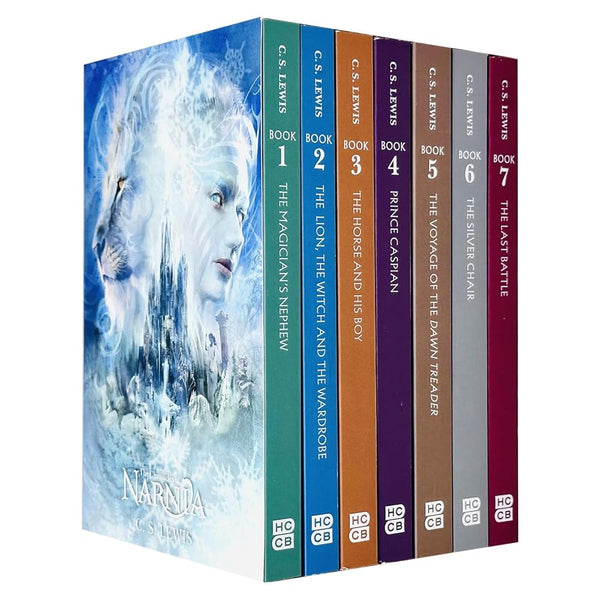 The Chronicles of Narnia 7 Books Collection Box Set By C S Lewis (The Magician's Nephew, The Lion the Witch and the Wardrobe, The Horse and His Boy,Prince Caspian, Voyage of the Dawn Treader & More) - The Page and Prose Booksellers