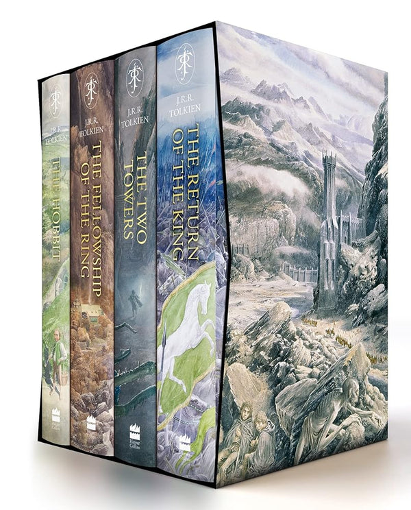 The Hobbit & The Lord of the Rings Boxed Set: Illustrated edition - The Page and Prose Booksellers