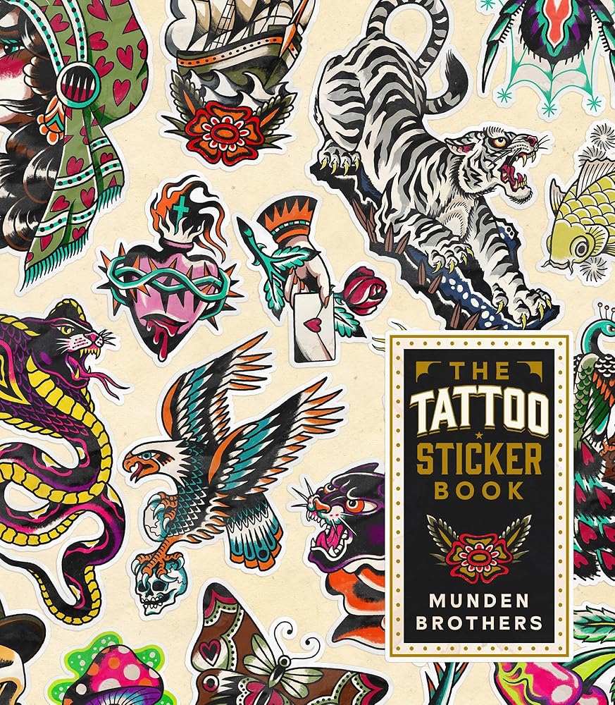 The Tattoo Sticker Book: 150 Tattoo - inspired Stickers - The Page and Prose Booksellers