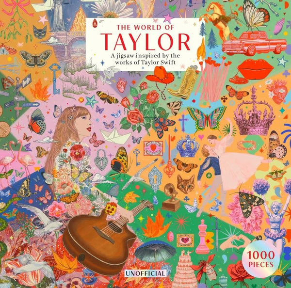 The World of Taylor 1000 piece jigsaw puzzle - The Page and Prose Booksellers