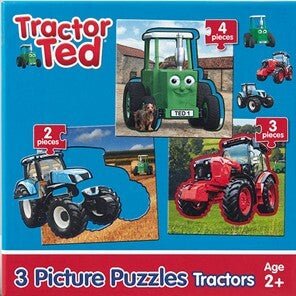 Tractor Ted Three Picture Puzzles: Tractors - The Page and Prose Booksellers
