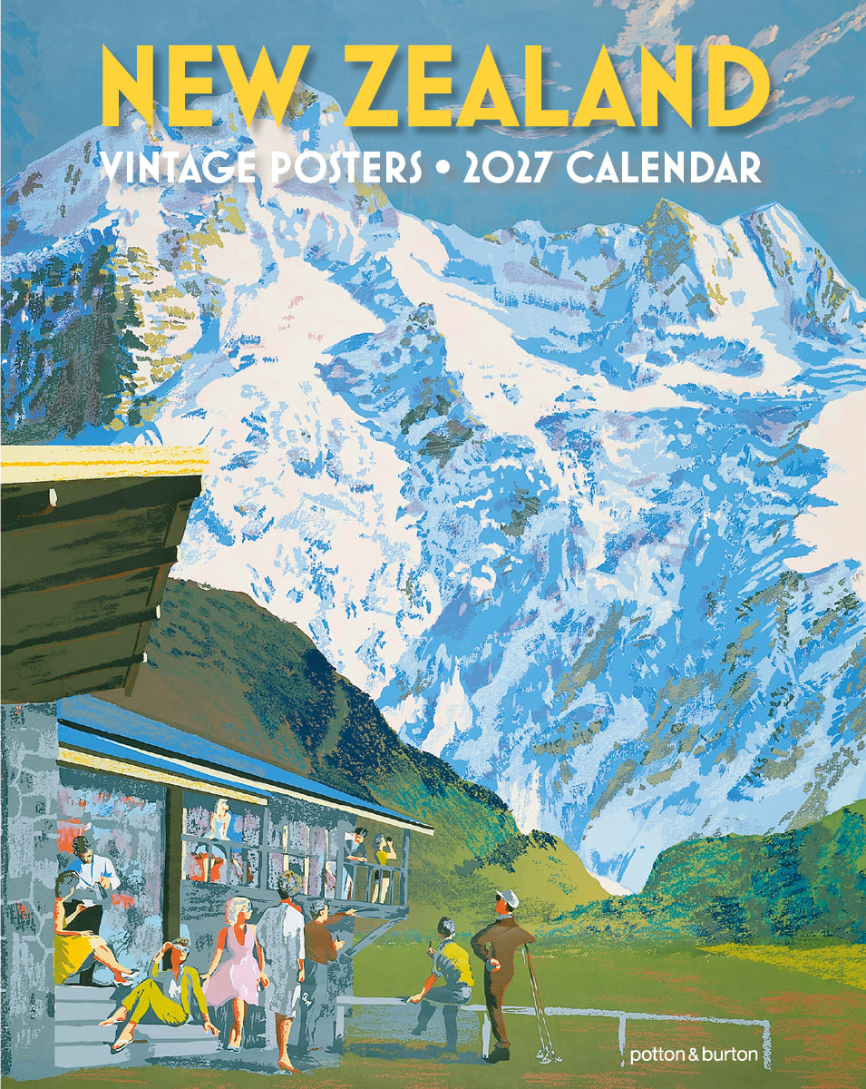 2027 NZ Vintage Poster Calendar