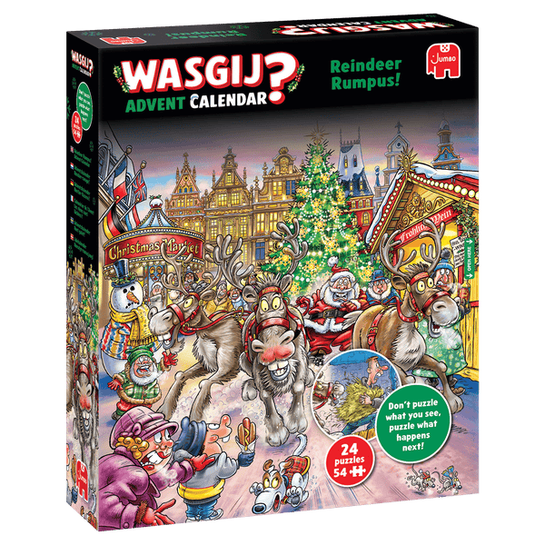 Wasgij Advent Calendar: Reindeer Rumpus! - The Page and Prose Booksellers